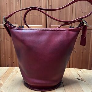 Hand Distressed Vintage Coach Helen Berg’s Duffle 9953 Duffle 13 One of a kind